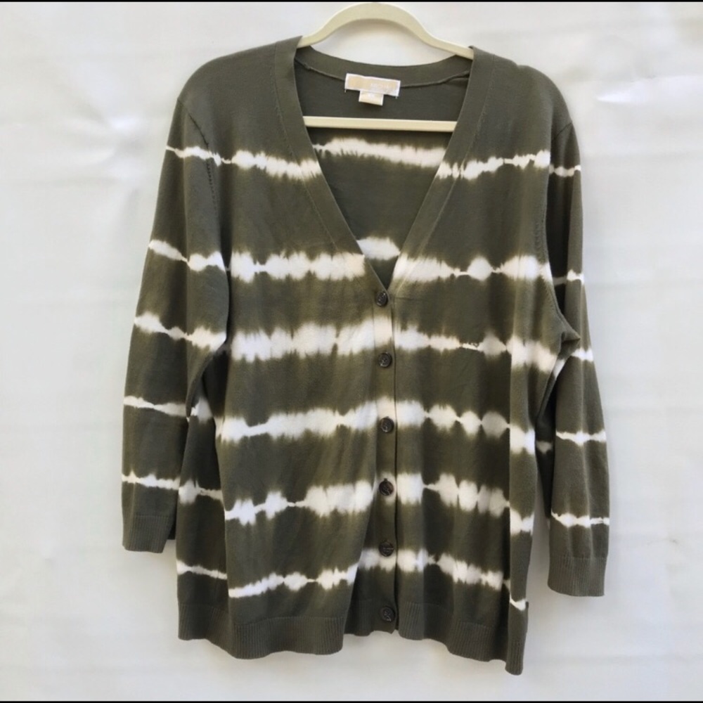 Michael Kors tie dye cardigan